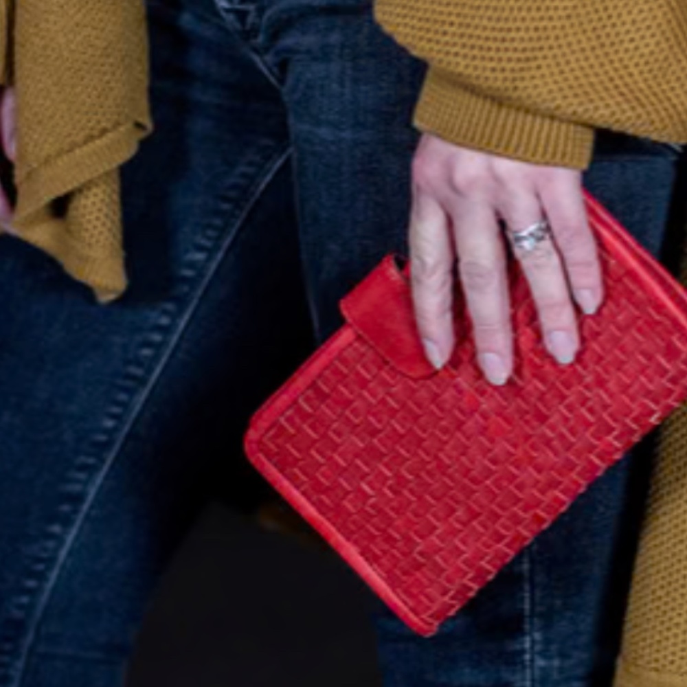 Woven Together Clutch